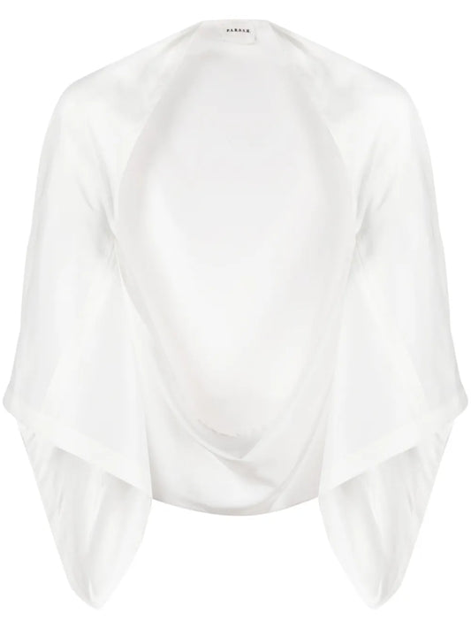 Open-Front Silk Bolero
