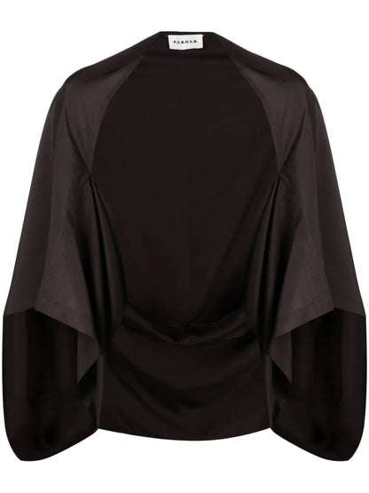 Open-Front Silk Bolero