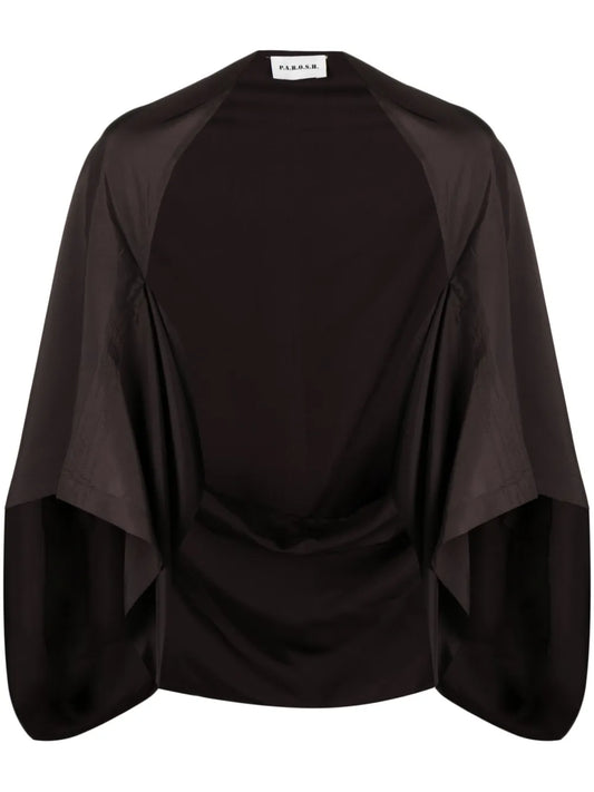 Open-Front Silk Bolero