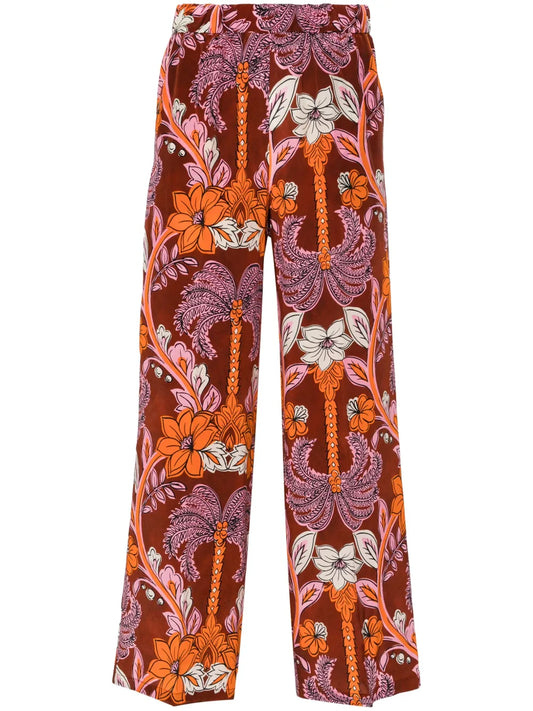 Stelo Floral-Print Trousers