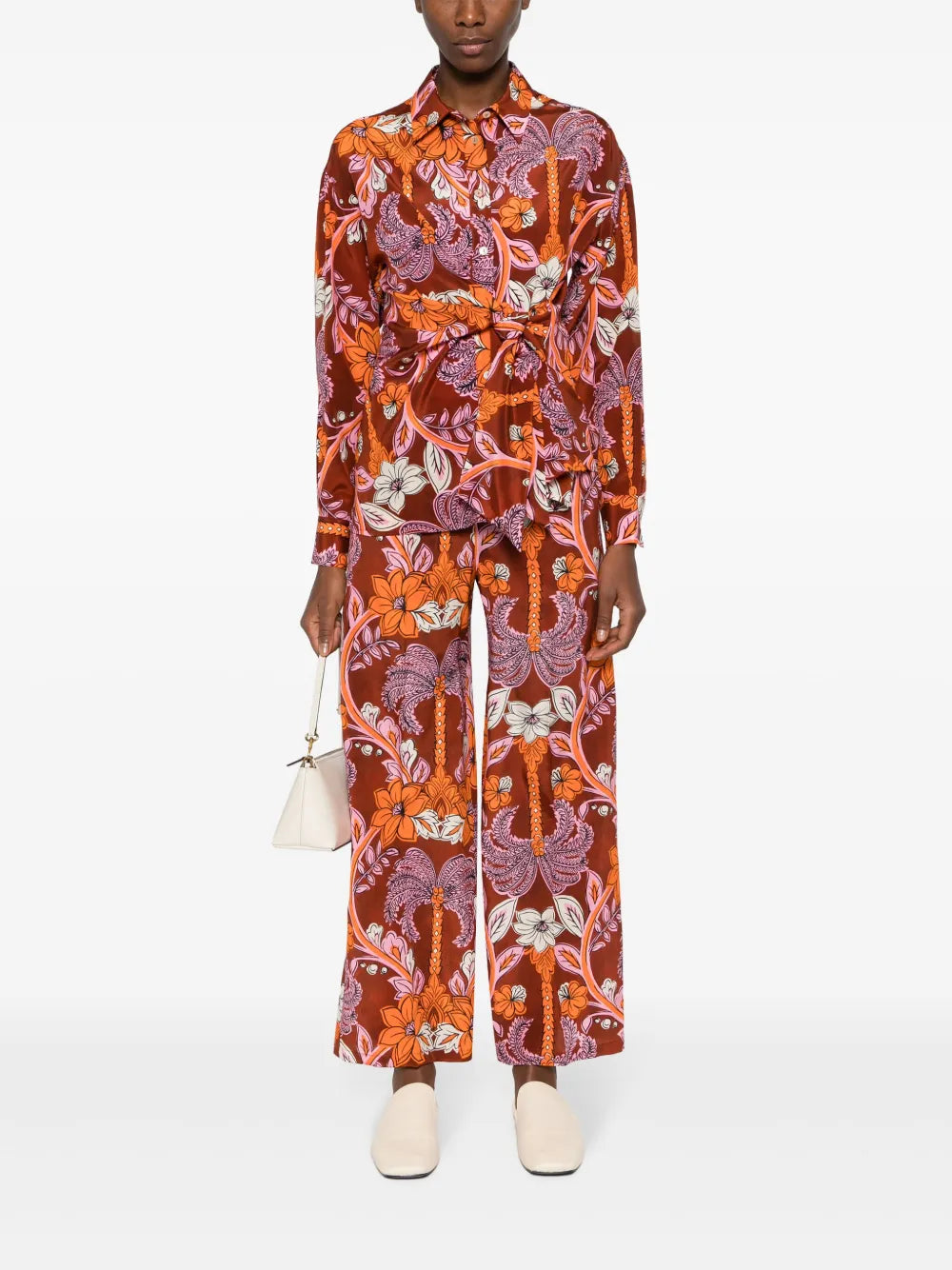 Stelo Floral-Print Trousers