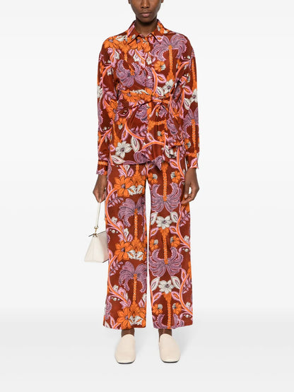 Stelo Floral-Print Trousers