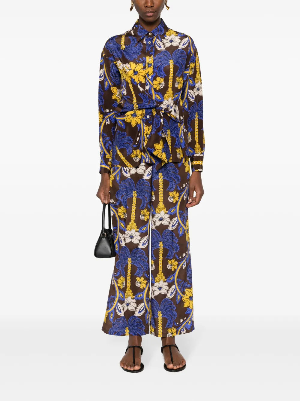 Stelo Floral-Print Trousers