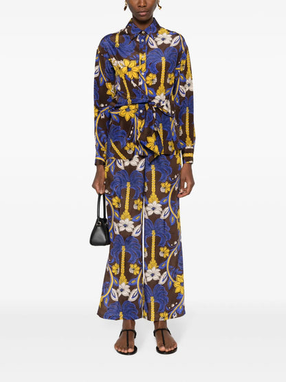 Stelo Floral-Print Trousers