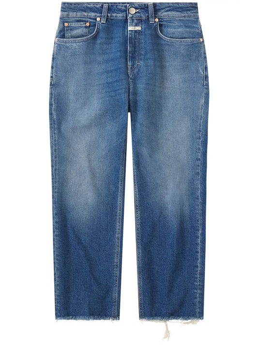 Milo Mid-Rise Cropped Jeans