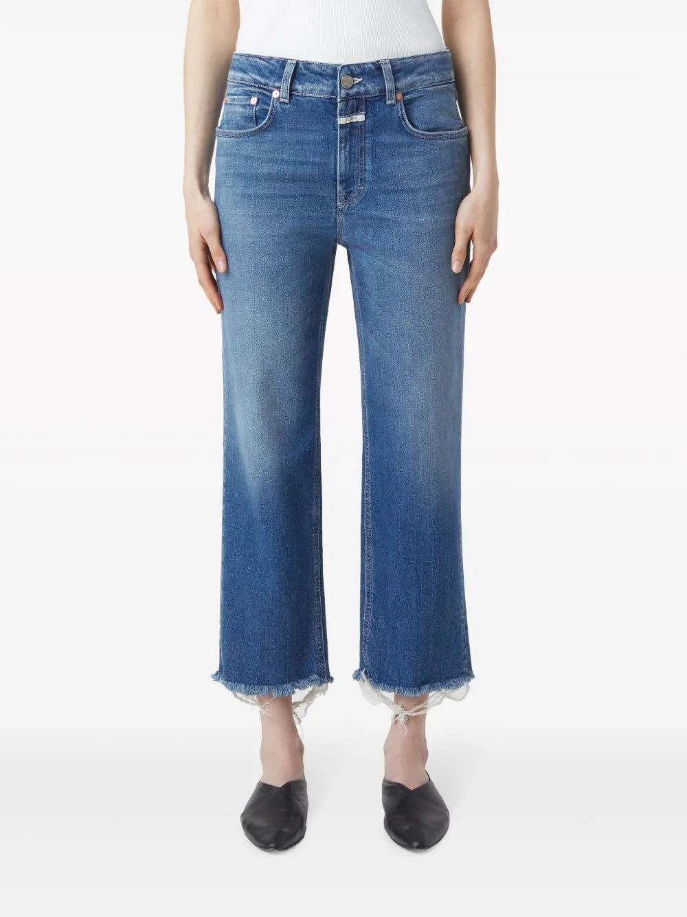 Milo Mid-Rise Cropped Jeans