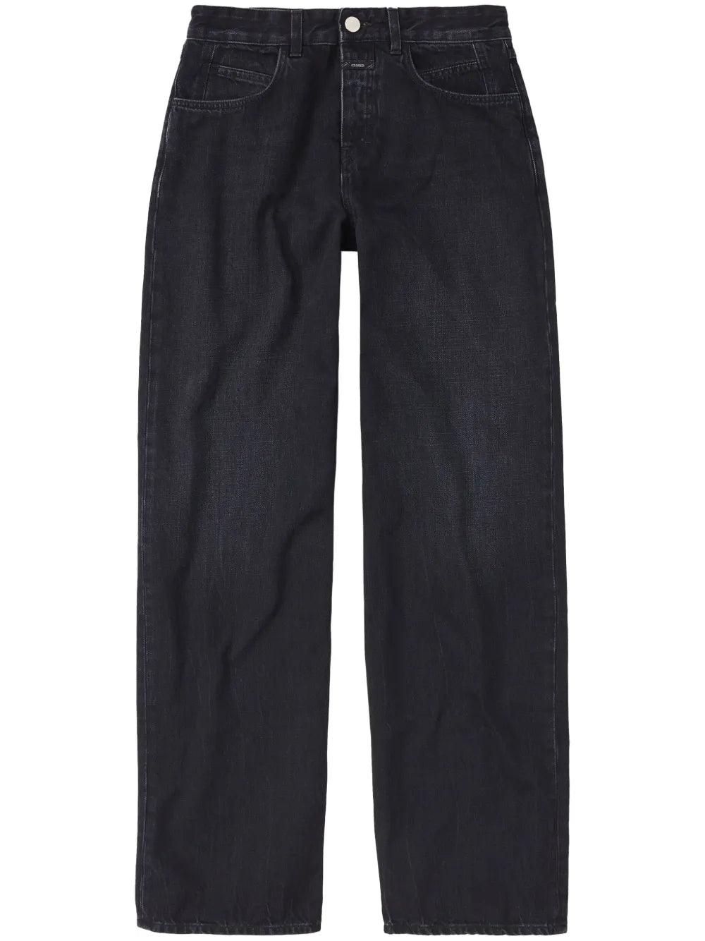 Mid-Rise Wide-Leg Jeans