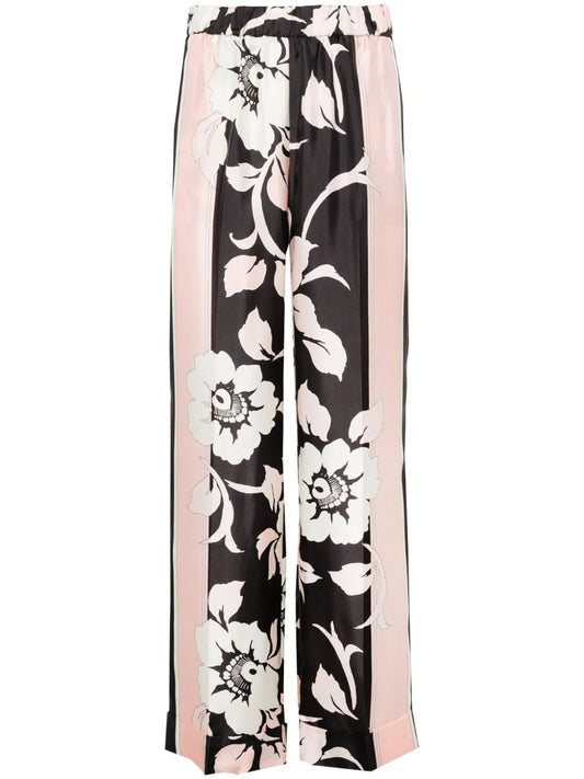 Stevia Floral-Print Trousers