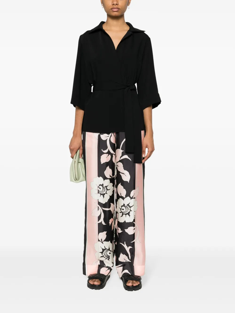 Stevia Floral-Print Trousers