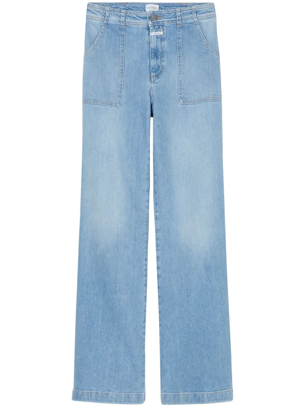 High-Rise Straight-Leg Jeans