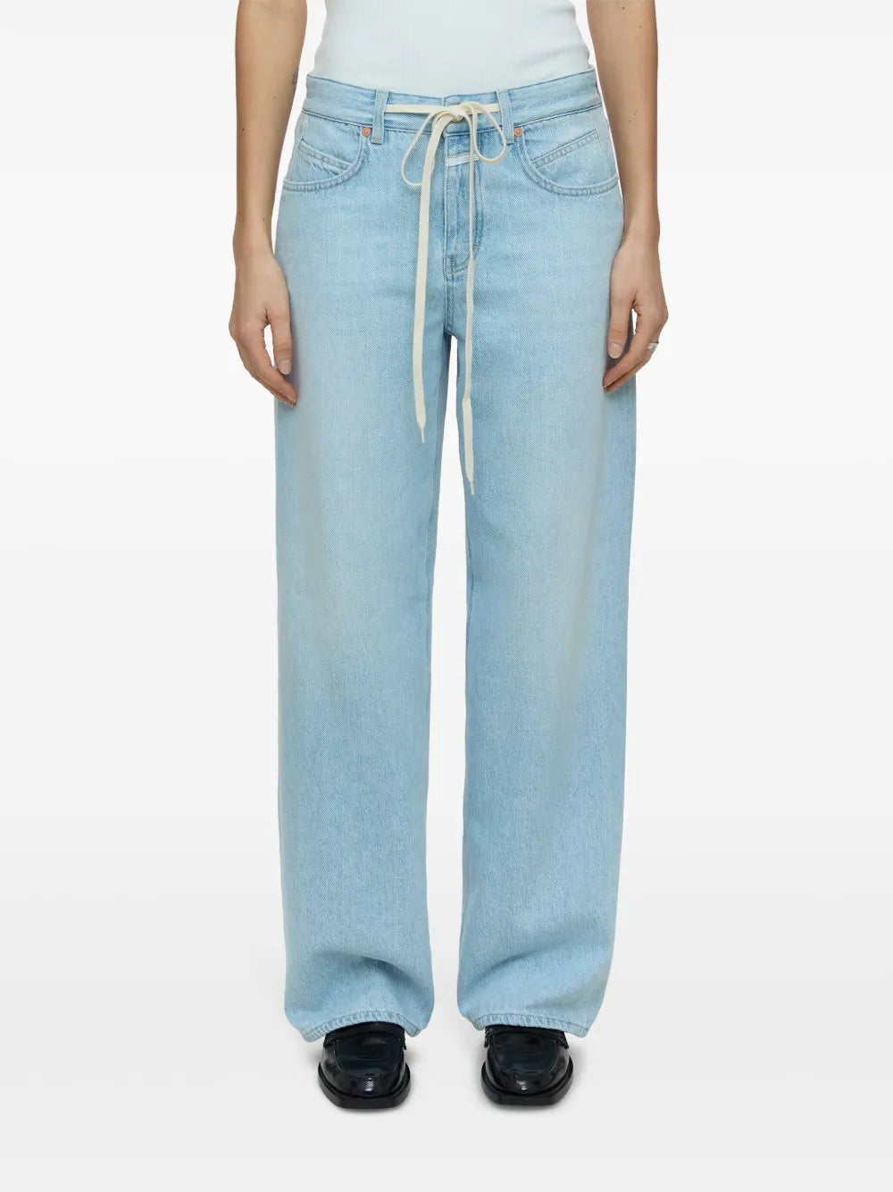 Nikka Mid-Rise Wide-Leg Jeans