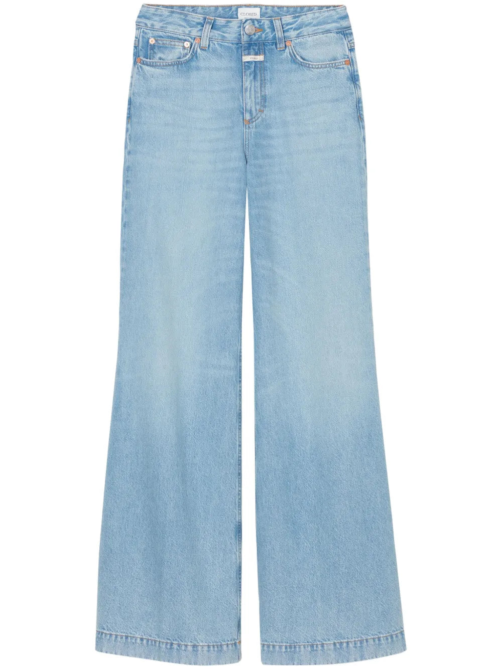 Wide-Leg Organic-Cotton Jeans