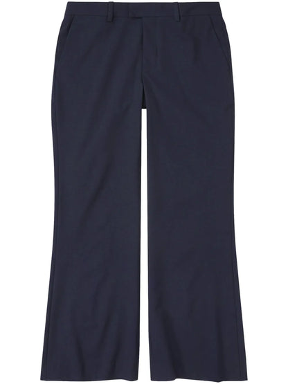 Wharton Cropped Flared Trousers
