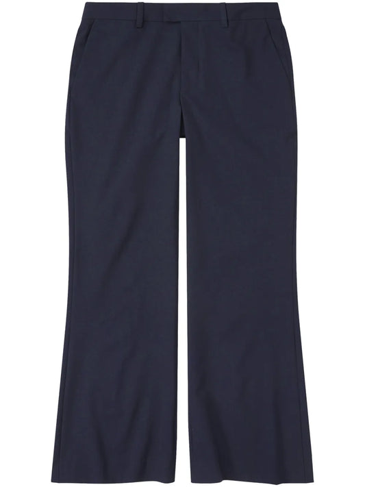 Wharton Cropped Flared Trousers