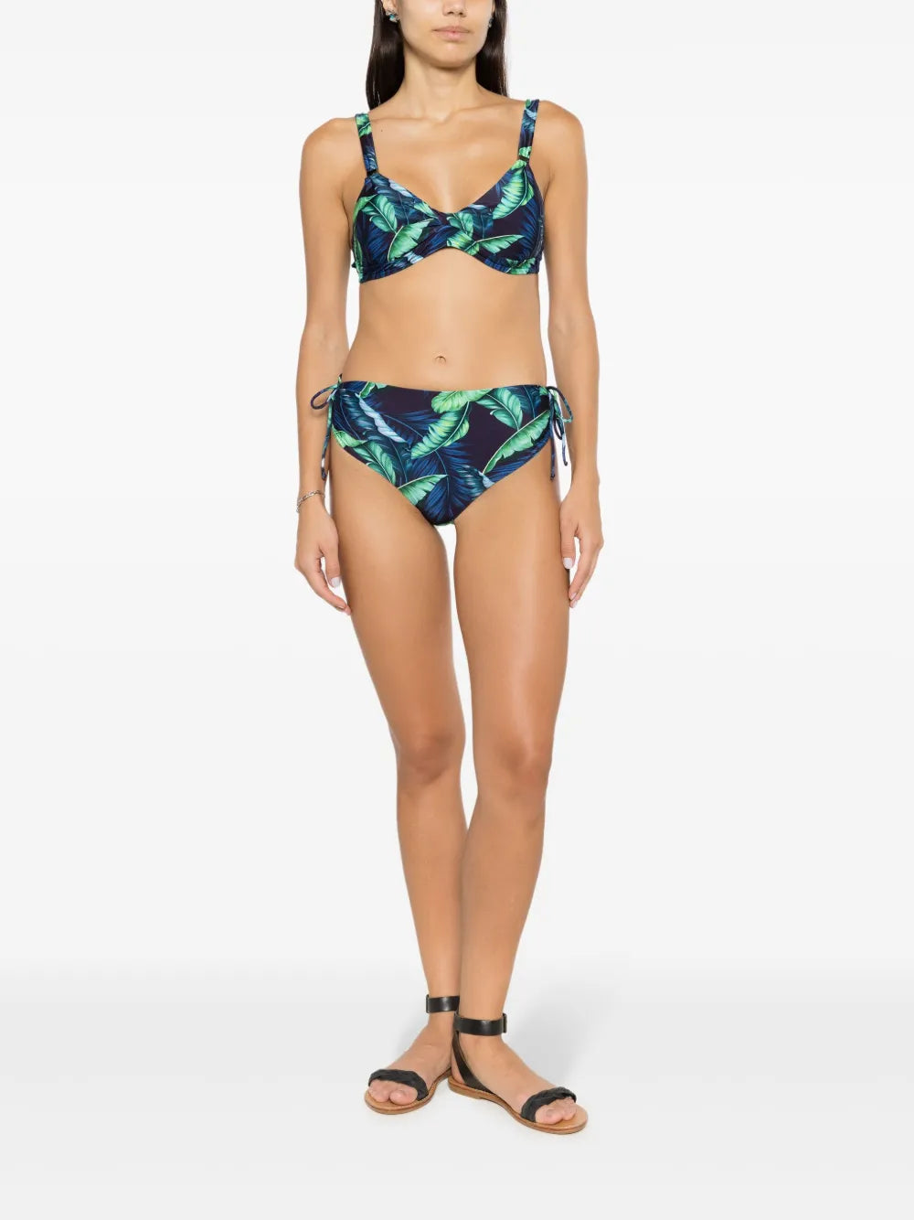 Marcela Leaf-Print Bikini