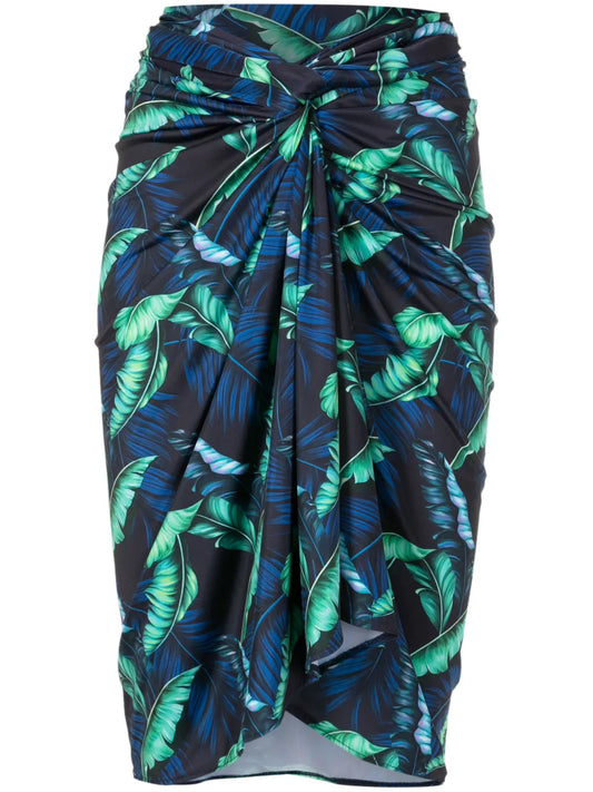 Orixa Leaf-Print Cover-Up