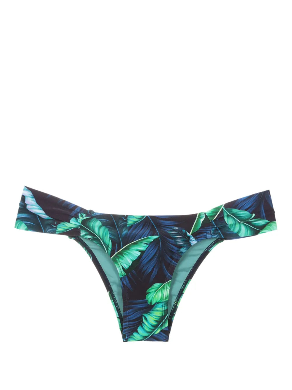 Ritz Leaf-Print Bikini Bottoms