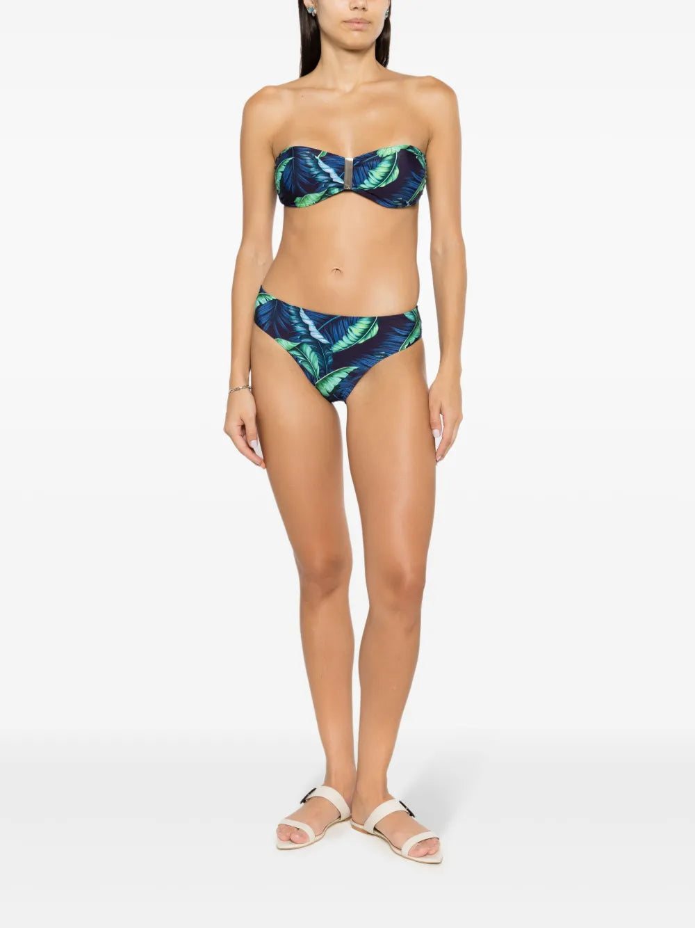 Ester Leaf-Print Bikini