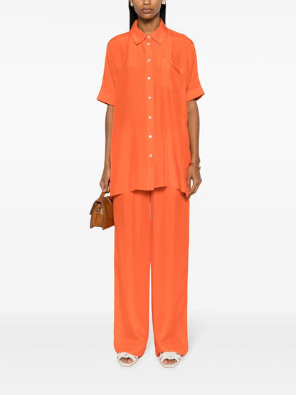 Satin Silk Palazzo Pants