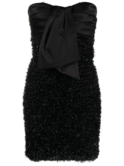 Metallic Tweed Minidress