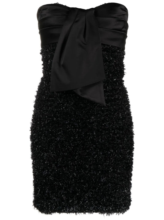 Metallic Tweed Minidress