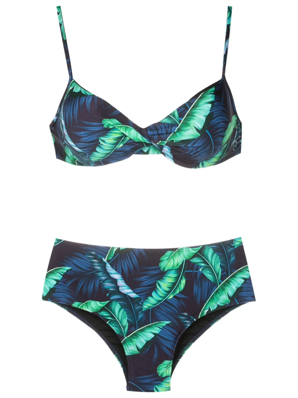 Verônica Leaf-Print Bikini