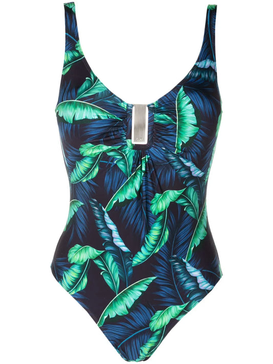 Mirassol Leaf-Print Swimsuit
