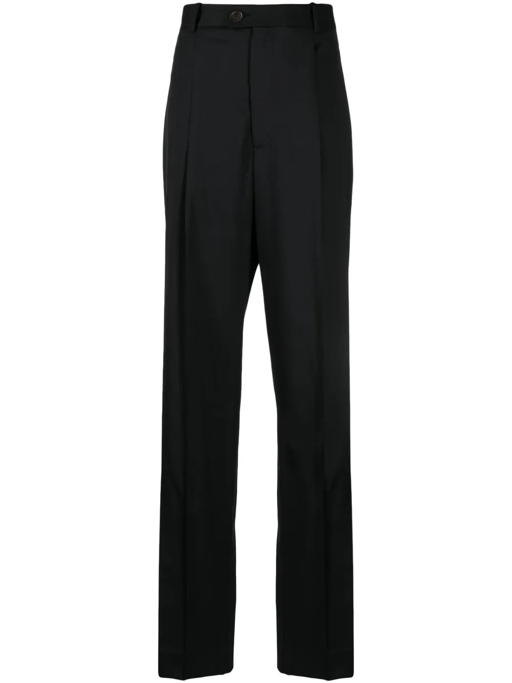 Pressed-Crease Tailored Trousers