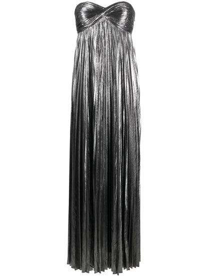 Zoa Pleated Maxi Dress