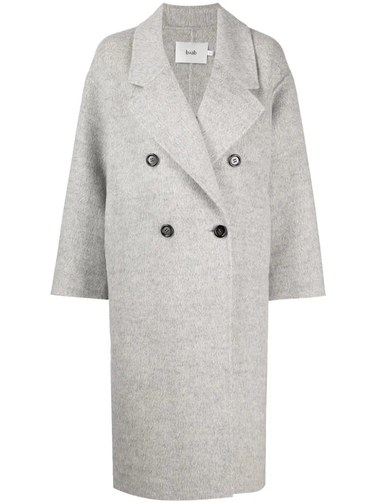 Wide-Lapels Double-Breasted Coat