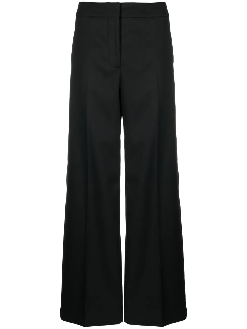 Logo-Appliqué Wide-Leg Trousers
