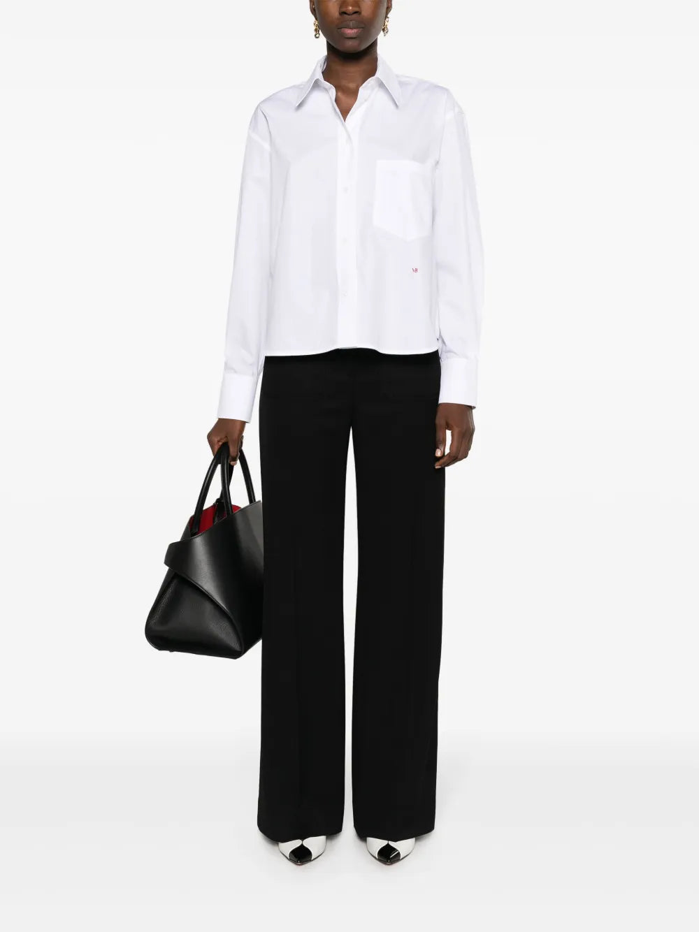 Logo-Embroidered Poplin Shirt