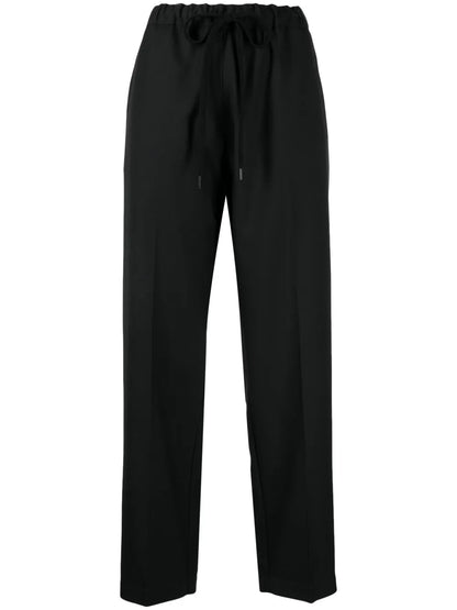 Single-Stitch Cropped Trousers