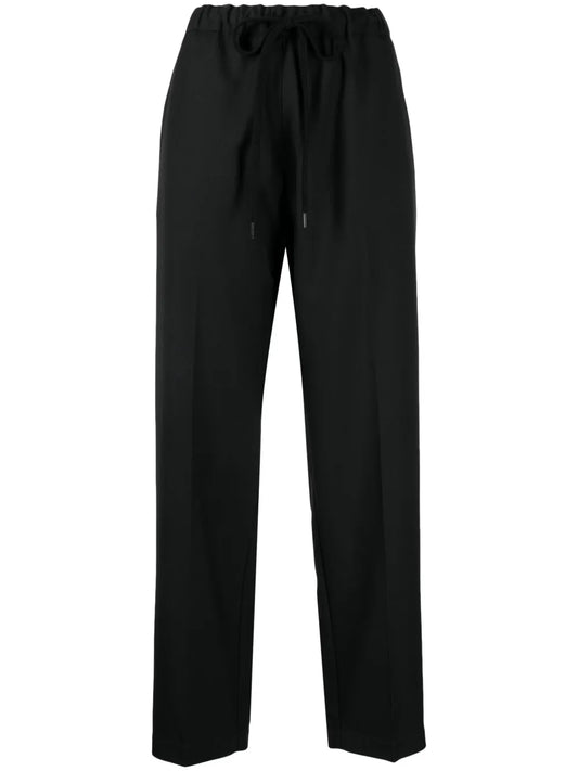 Single-Stitch Cropped Trousers