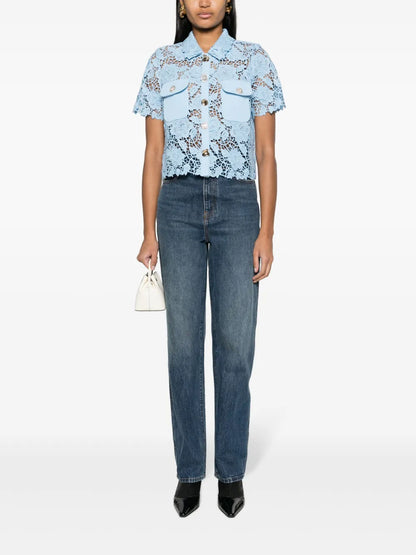 Cord-Laced Unlined Shirt