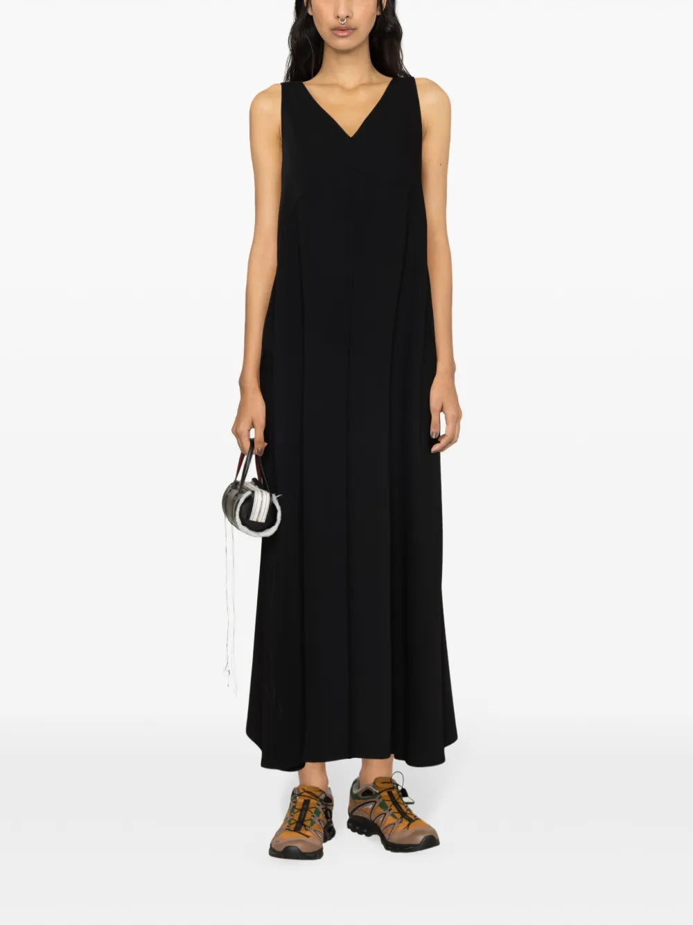 Wide-Leg Sleeveless Jumpsuit