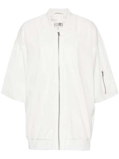 Short-Sleeve Bomber Jacket