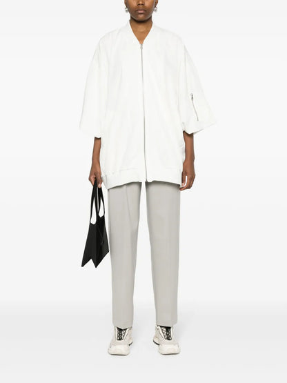 Short-Sleeve Bomber Jacket