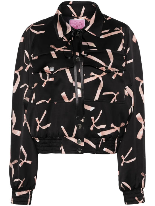 Printed Bomber Jacket