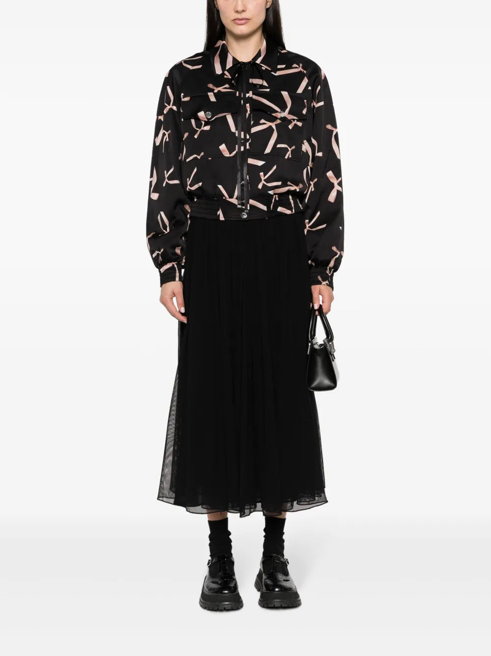 Printed Bomber Jacket