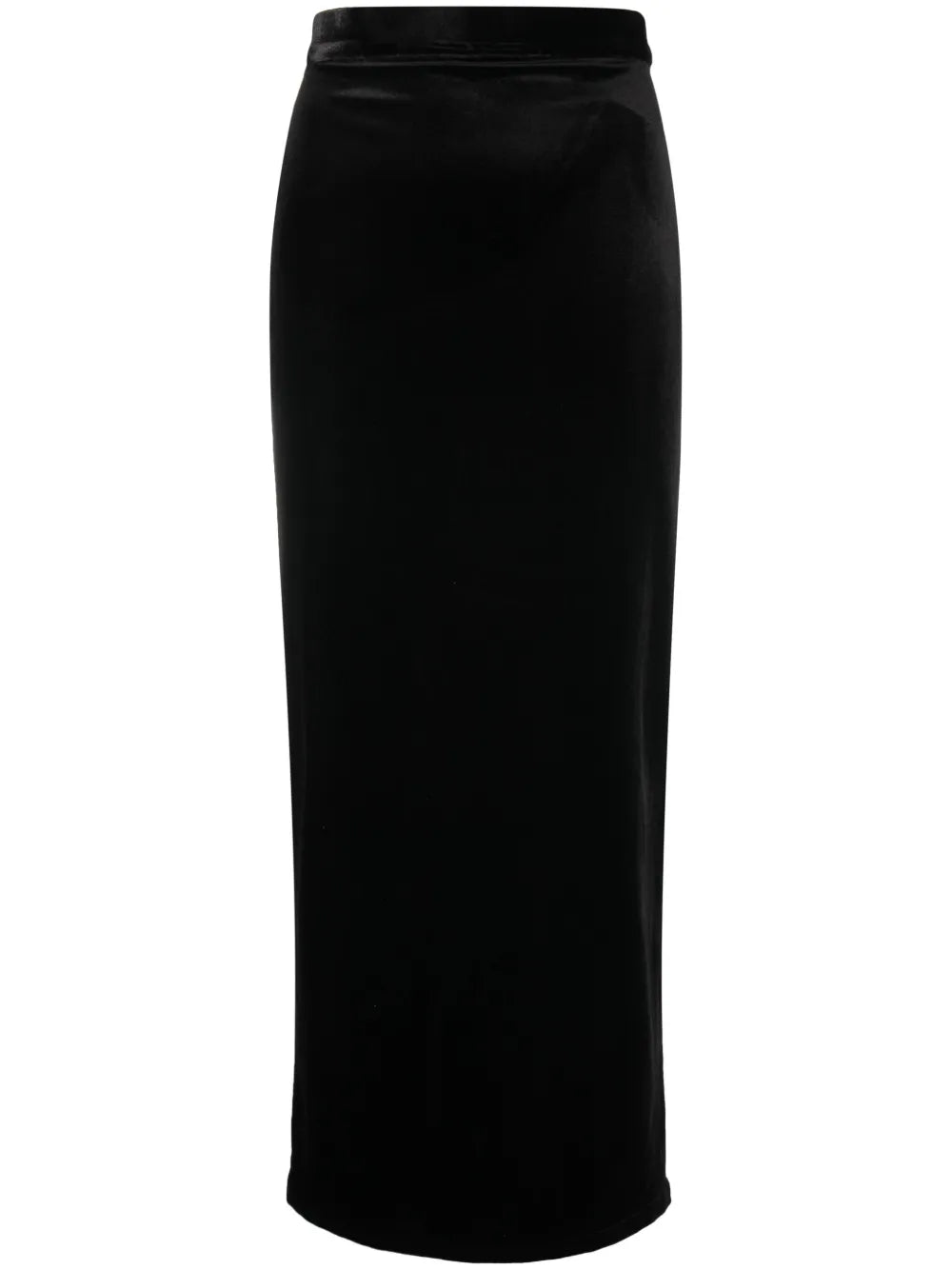 Velvet Straight Maxi Skirt