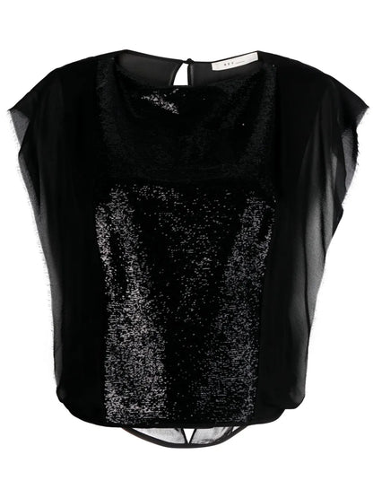 The Royston Sequin-Embellished Top