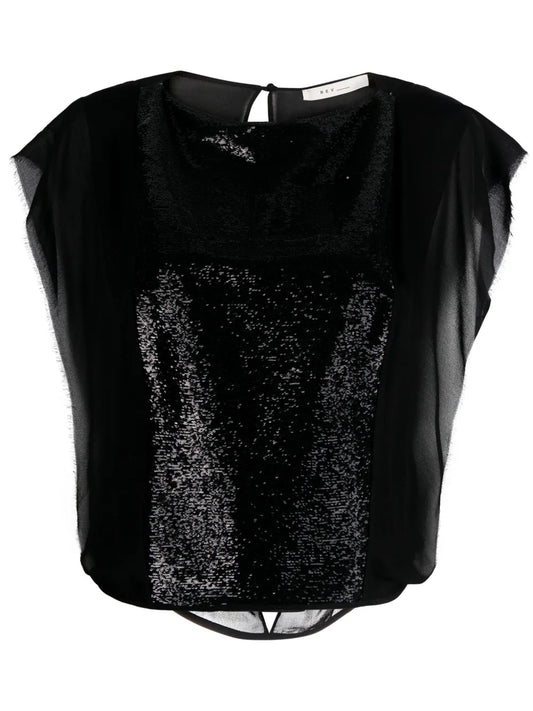The Royston Sequin-Embellished Top