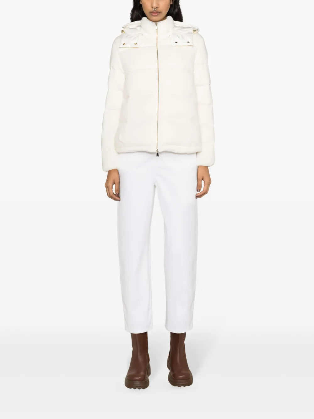Arimi Knitted Hooded Jacket