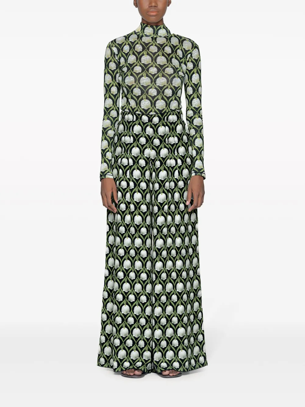 Cayena Perla Floral-Print Bodysuit