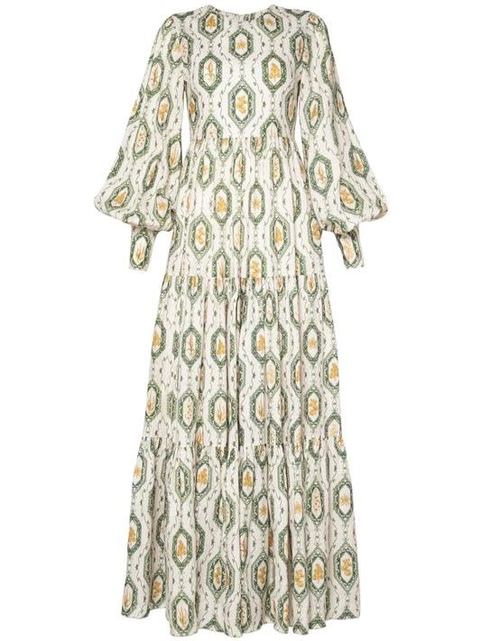 Nuez Calado Maxi Dress