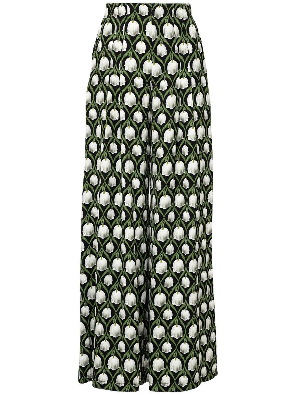 Piñon Perla Floral-Print Trousers