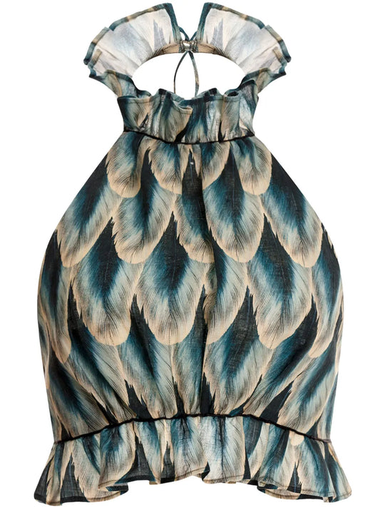 Nardo Pluma Graphic-Print Top
