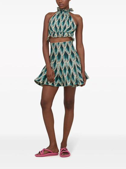 Nardo Pluma Graphic-Print Top