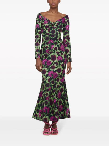 Nube Fortuna Floral-Print Maxi Dress